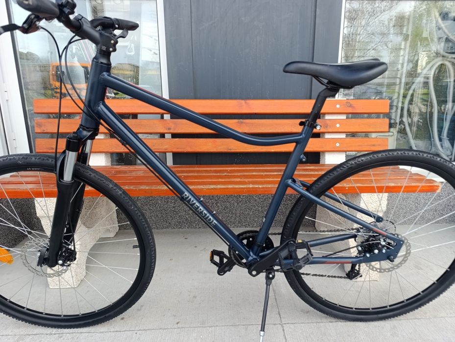 Трекинг велосипед Riverside 700, сиво/зелено 28/XL,L