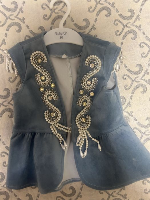 Казахский национальный жилетка для девочек