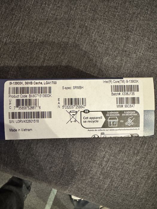 Intel core i9 13900k sigilat