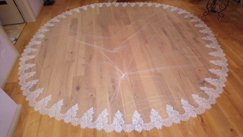 Voal lung de mireasa