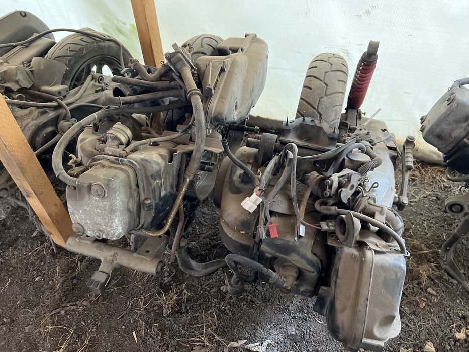 Разбор японских двигателей от мопедов