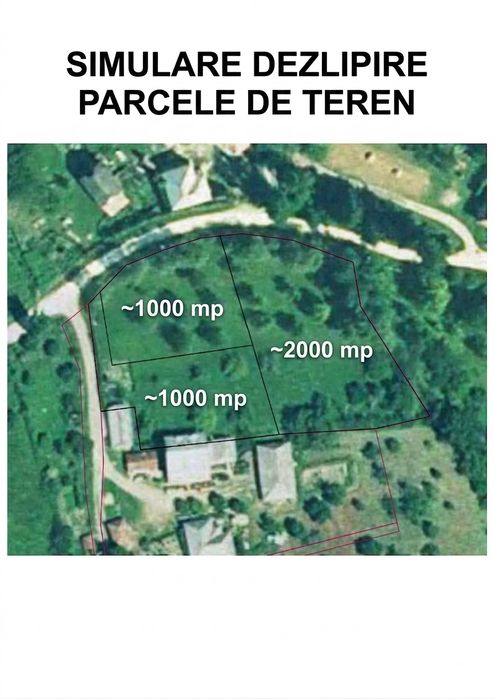 Vând teren PARCELABIL intravilan 4.057 mp, 20 km de Baia Mare