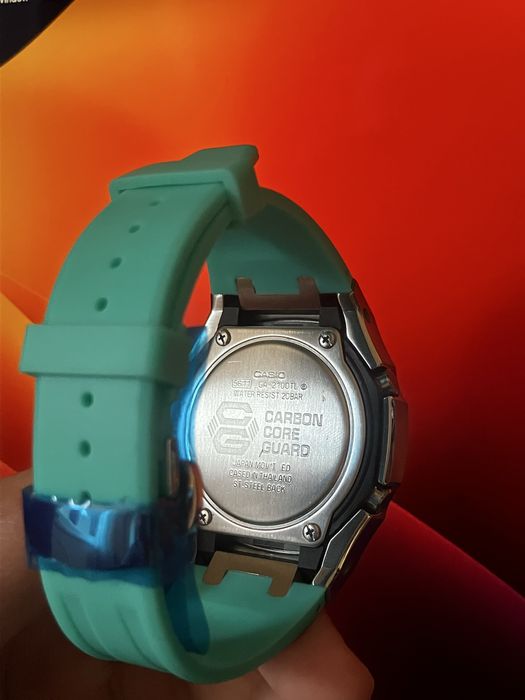 Casio Tiffany Blue G-Shock GA 2100 Mod Ap style ГА 2100 Мод Касио Г Шок Тифъни Блу Ап