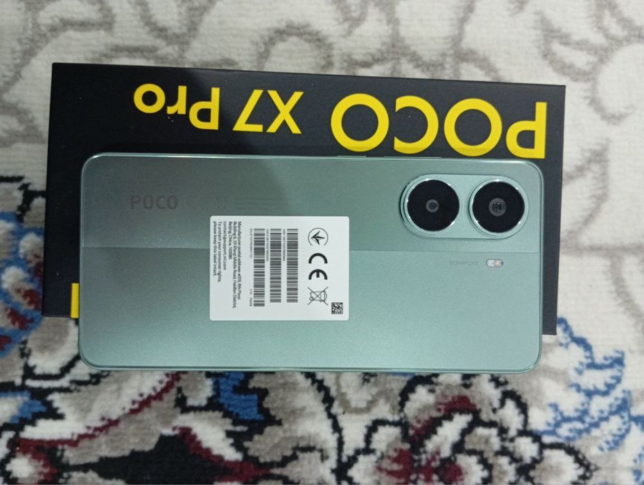 Poco x7 pro 256 xotira