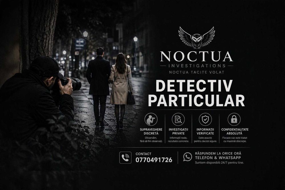 Detectiv Particular București / Filaj și supravegherea discretă