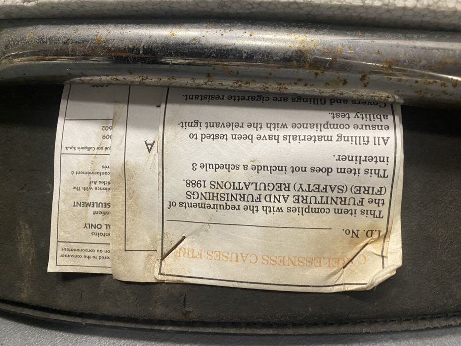 Дизайнерски столове Дания естествена кожа хром 1988 комплект 4