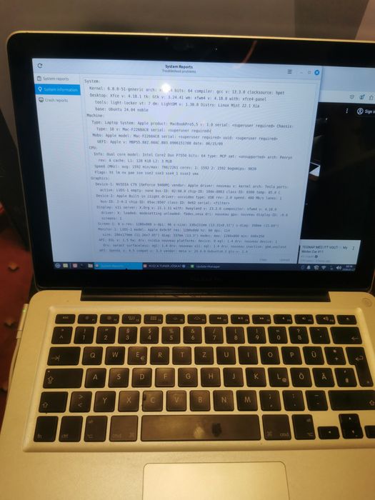 MacBook Pro 13” cu linux