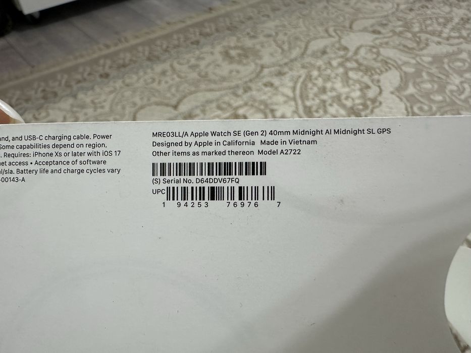 Apple watch se (gen2) 40 mm