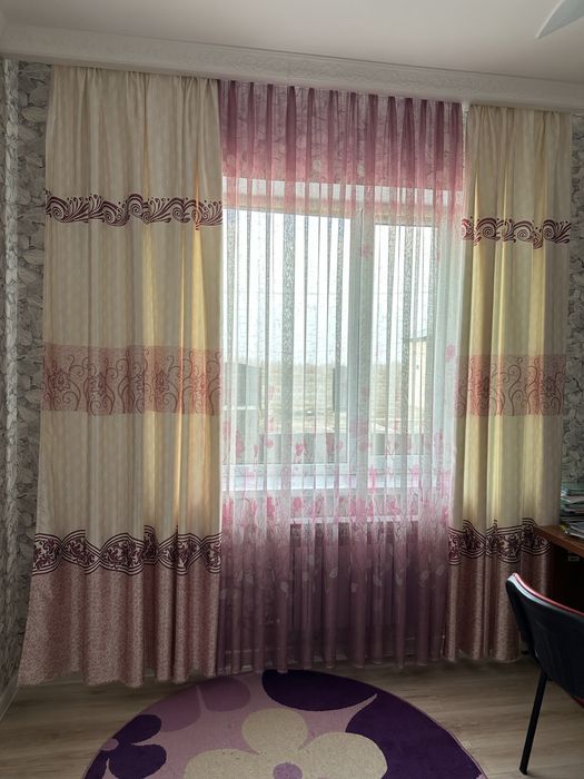 Продам тюль с партье для спальни