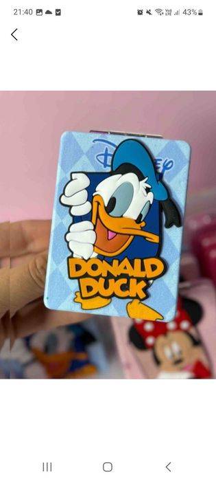 Disney персонаж карманные складные зеркала качество люкс