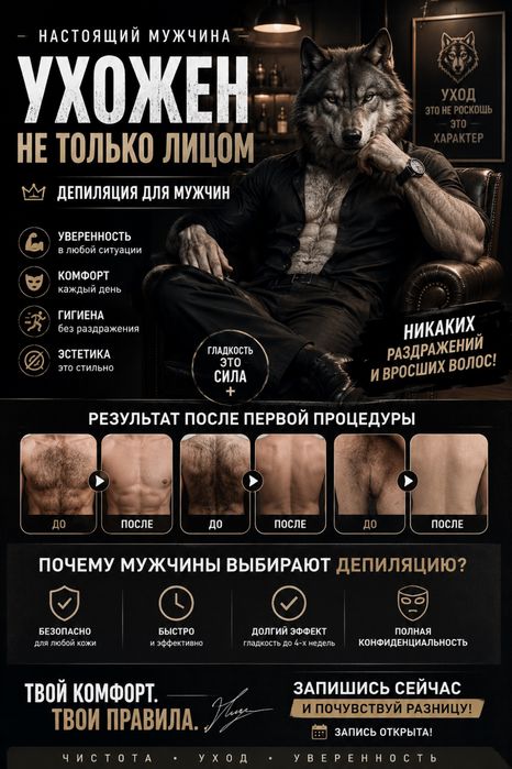 Депиляция для   Мужчин  и Женщин