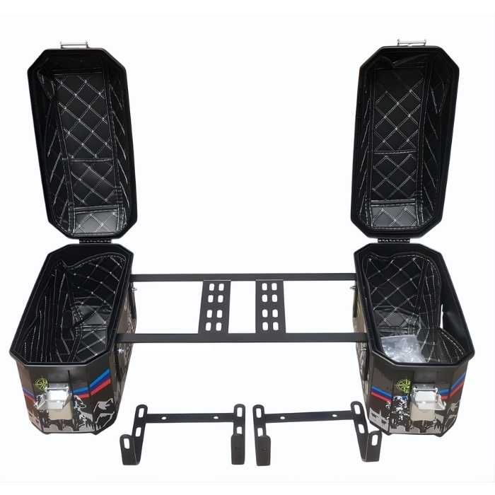 Комплект 2 броя странични куфари дисаги за мотор мотоциклет PA1526