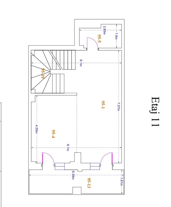 Duplex 3 camere penthouse, 116.2mp - 7 min. mers metrou N. Teclu - cesiune