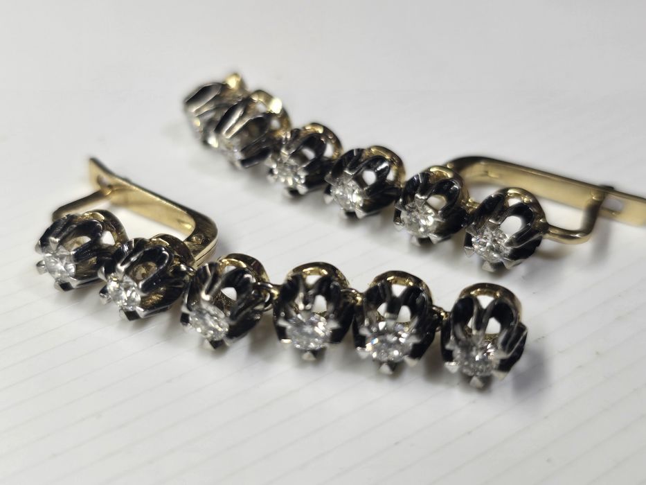 Золотые сережки.