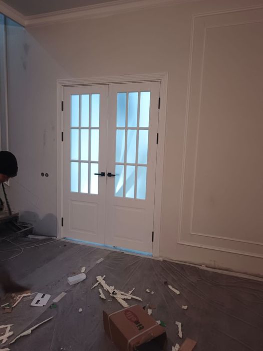 Есік орнату ,Установка двери