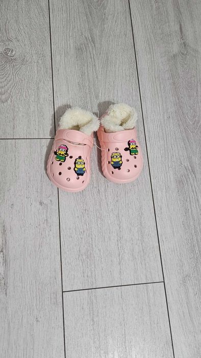 Papuci crocs roz, marime 22