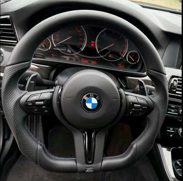 М спорт рязан волан за BMW F10 F11 F01 БМВ Ф10 Ф11 Ф01 тунинг 3-цветен