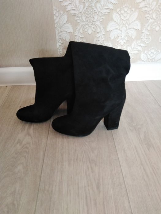 Продам сапоги замшевые