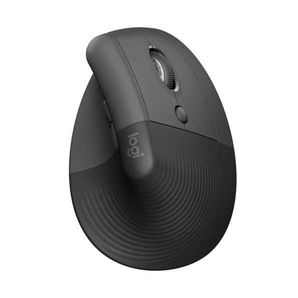 Mouse Logitech Lift , Vertical Ergonomic, Graphite / Black Nou la Cutie,