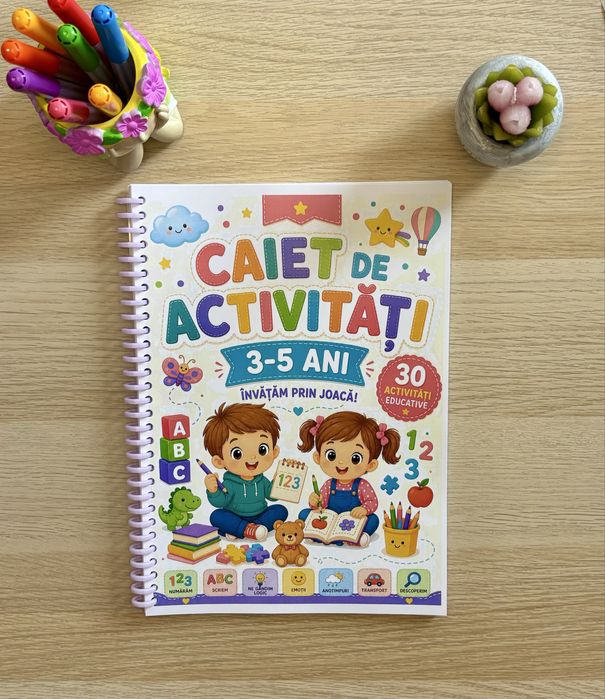 Caiet de activitati pentru copii 3-5 ani