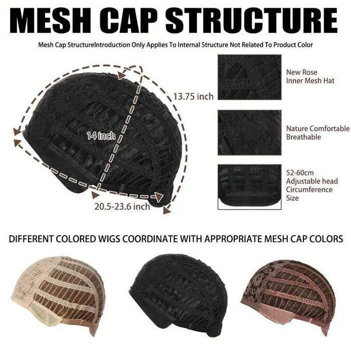 Къса дамска тъмно кафява перука с фини руси кичури