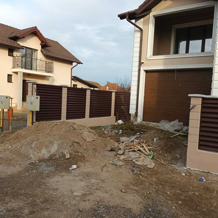 Garduri din sipca metalica, panou stil jaluzele, tabla, plasa si BCA