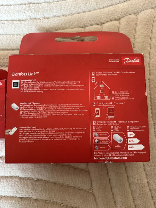 Термоглави за парно. Danfoss smart heating