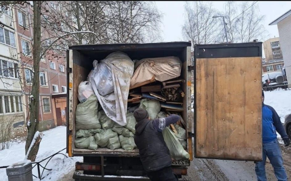 Вывоз мусора, Газель открытый доставка Грузшики есть