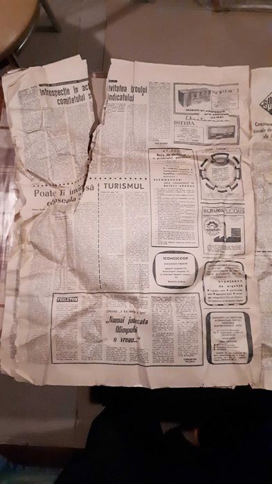 Ziarul Munca, 30 ian 1968, vintage, de colectie