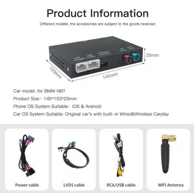 Modul Apple Carplay Android CCC CIC NBT NBT Evo  - BMW