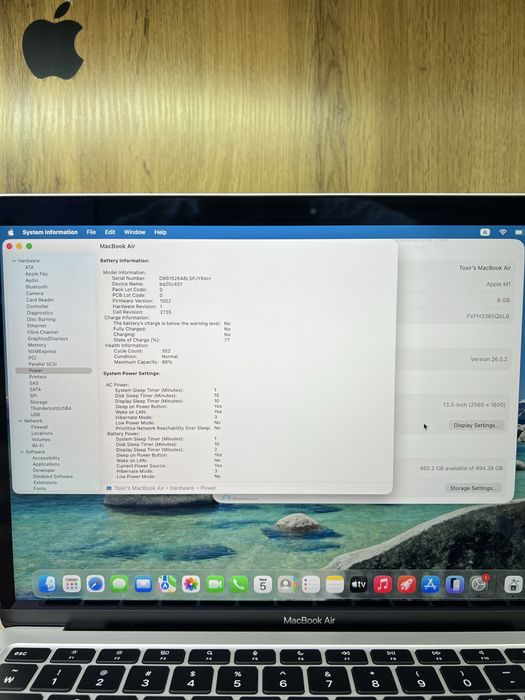 MacBook Air M1 8/512
