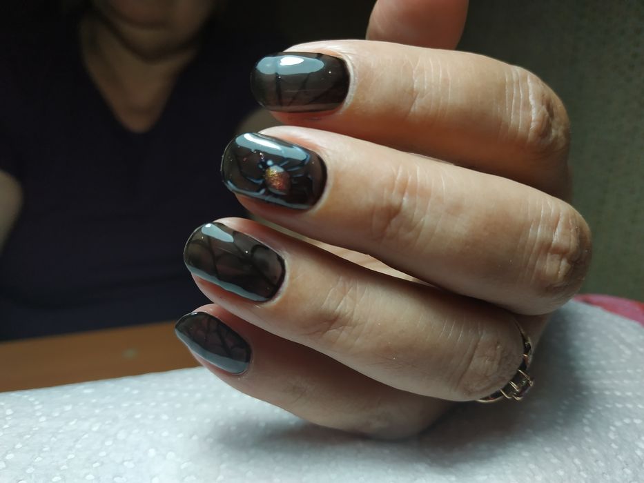 Наращивание ногтей с любым дизайном, маникюр