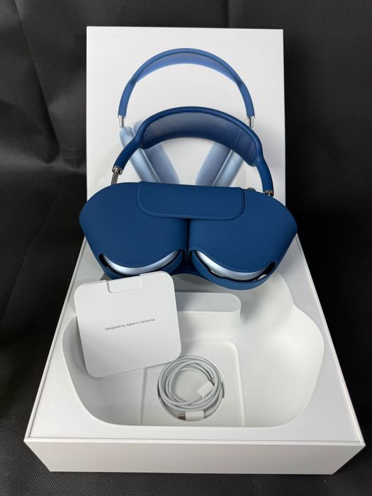 AirPods Max Sky Blue - stare impecabilă (ca noi) - full box