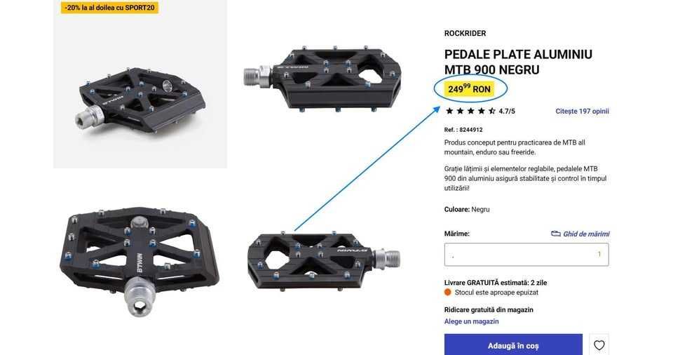 Piese pt bicicleta; Lanțuri Shimano Deore, Pedale, Pompe(Super Ofertă)