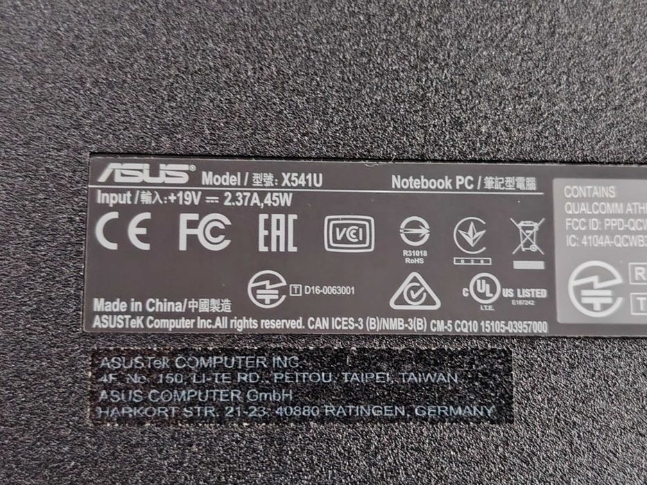 Laptop Asus Sonic Master