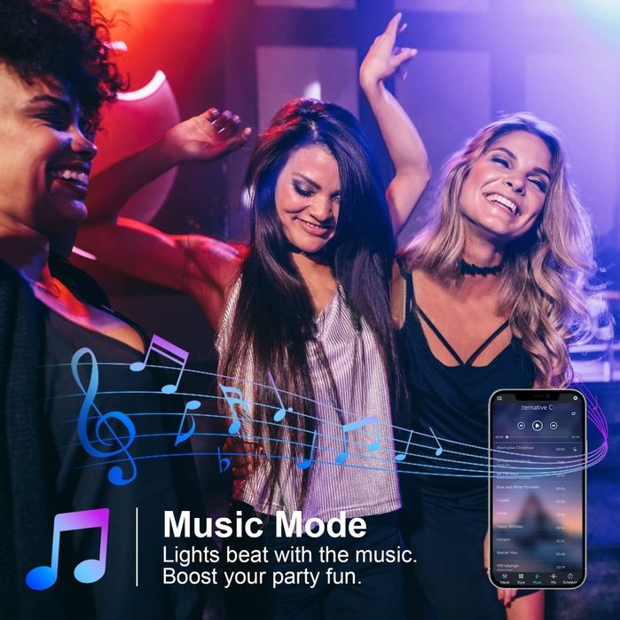 Bandă flexibilă LED neon YOODI 30M, 220V, RGB, 120 LED/M,