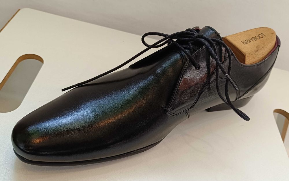 Pantofi derby 42.5 43 premium Ted Baker London Noi piele naturala moal