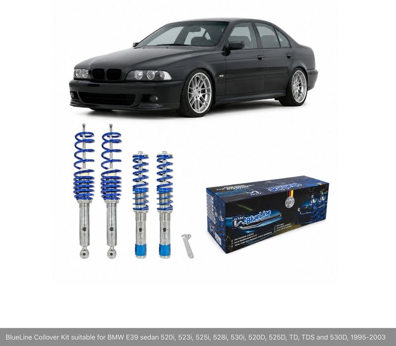 BMW E39 Blue Light Coilover Suspension NOV