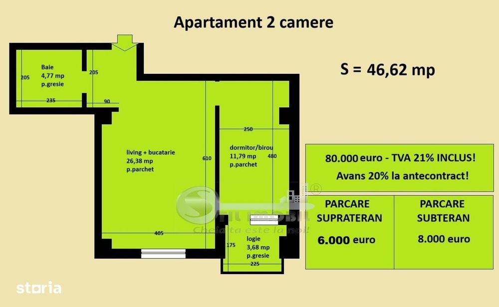 Apartament 2 camere Cug Valea Adanca, bloc nou, cartier rezidential