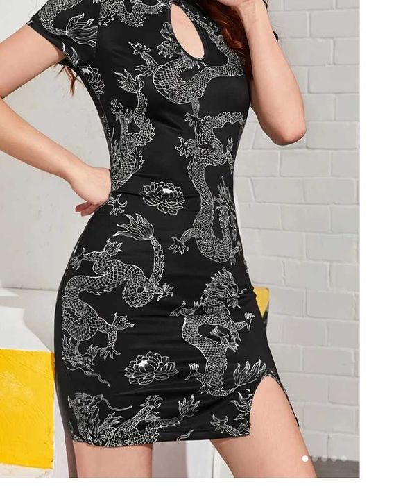 Рокля в китайски  стил