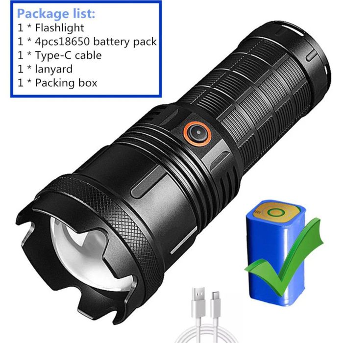 Фонарь мощный дальнобойные Оригинал!