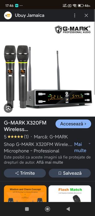 Microfoane wifi fiecare canal cu volum și frecventa