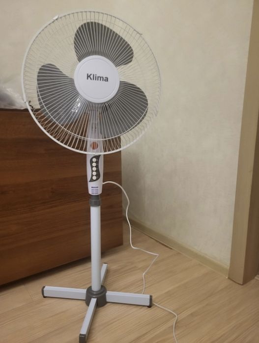 Вентилятор klima белый