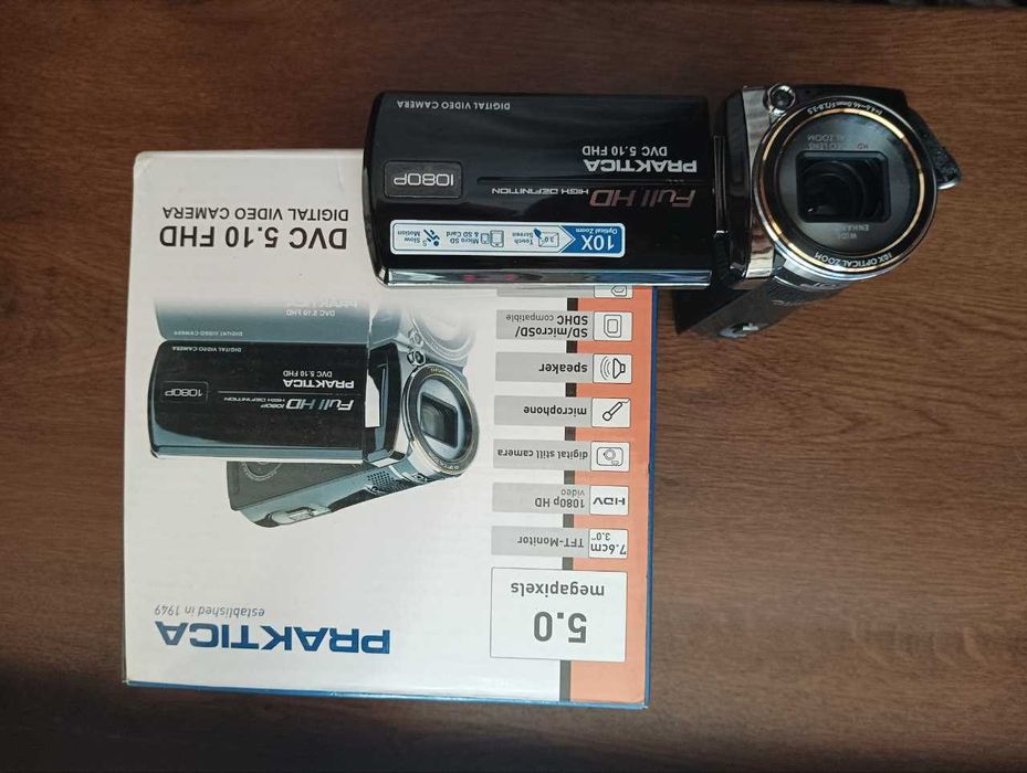 Продаётся видеокамера  PRAKTIKA  DVC 5.10 FHD