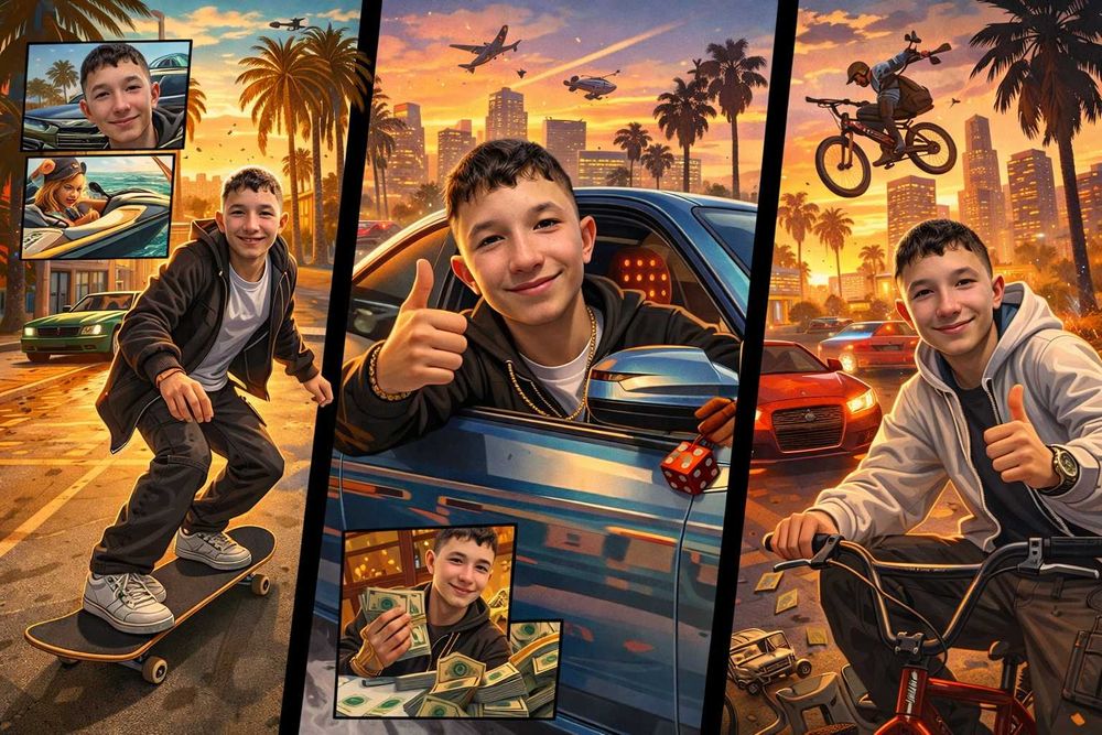 Уникален подарък по снимка – карикатура, картина, чаша