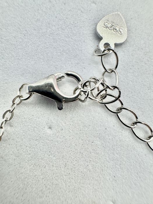 Сребърно колие с мойсанит (Диамант) 0.5 карата