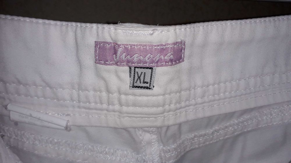 Дамски дънки (зелено, бяло)