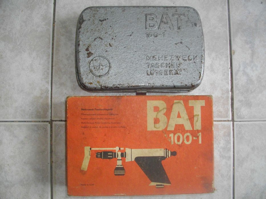 Бензинов нов поялник Горелка 1982г ГДР Немско старо качество BAT 100-1