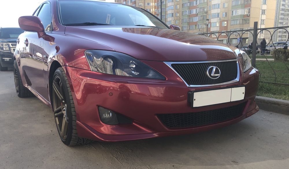 Губа передняя накладка IS350 lexus