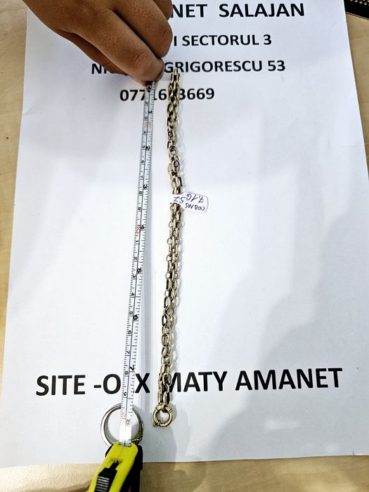 Vand bratara din aur 14 k 7.1 g cod ms 57